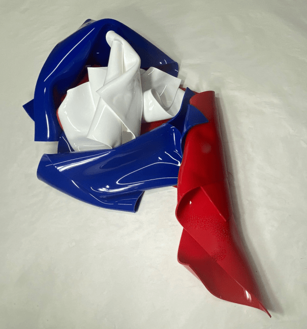 Democracy Ribbon #2, 2024

formed acrylic

31 1/2&amp;quot; x 18&amp;quot; x 6 1/4&amp;quot;