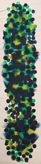 Untitled, c. 1970s

acrylic on canvas

90&amp;quot; x 24&amp;quot;