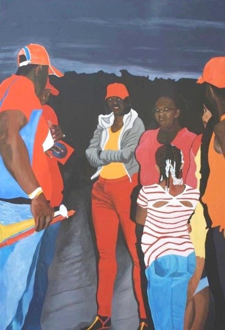 Victory Celebration, 2009

acrylic on canvas

72&amp;quot; x 48&amp;quot;