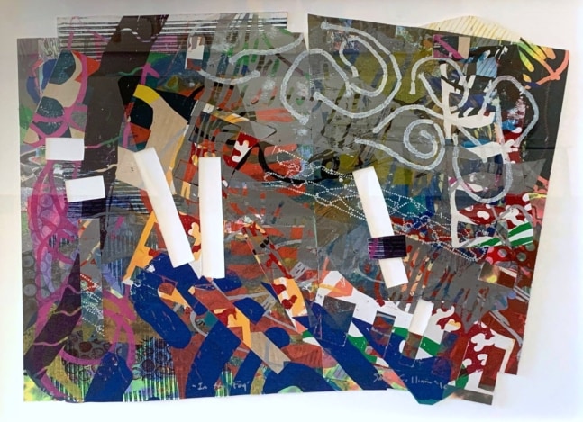 In the Fog, 2010

mixed media relief, acrylic paint, nylon thread, and collage on handmade paper

31&amp;quot; x 38&amp;quot;

unique from edition of 25