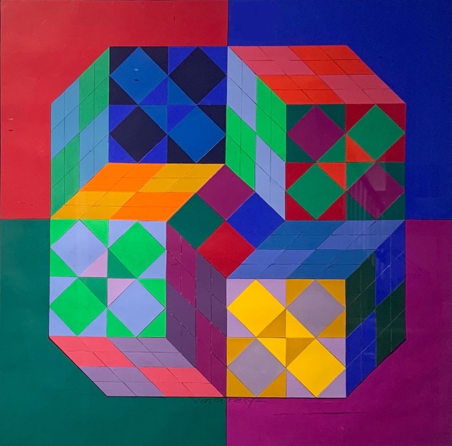 Lapidaire, 1971

mixed media collage

18 1/2&amp;quot; x 18 1/2&amp;quot;