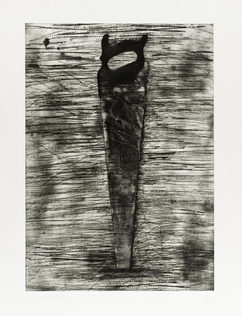 Saw, 1976

etching on paper

42&amp;quot; x 30&amp;quot;

ed. 18/30