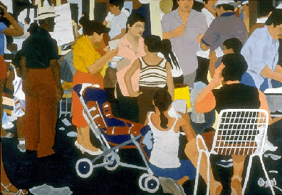 Eglon Daley

Spanish Fest, c. 2000

acrylic on canvas

64&amp;quot; x 96&amp;quot;