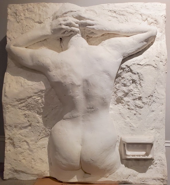 Girl Pinning Up Her Hair, 1972

cast plaster

39 1/2&amp;quot; x 35&amp;quot; x 14&amp;quot;