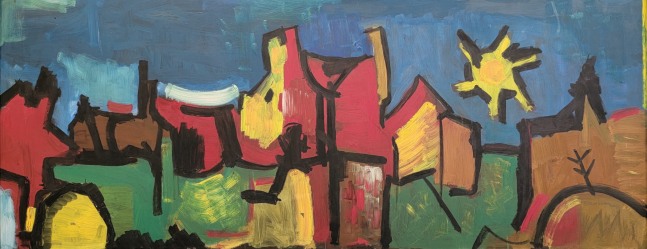Carroll Sockwell (1943-1992)

Untitled, 1960

oil on panel

60&amp;quot; x 23 1/4&amp;quot;