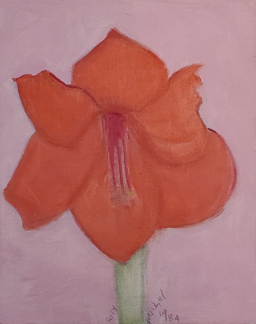 Sally Michel Avery (1902-2003)

Amaryllis, 1984

oil on board

12&amp;quot; x 9&amp;quot;