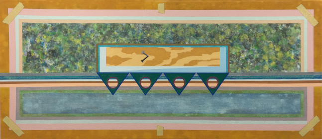 Abstraction Creation, 2015

acrylic and pencil on canvas

20 1/2&amp;quot; x 47 1/2&amp;quot;