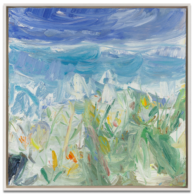 John Santoro The Sprites of Spring, 2025 oil on canvas 36 x 36 in.