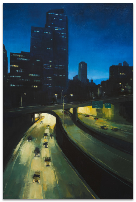 Jeff Bellerose Tunnel, 2015 oil on canvas 24 x 16 in.