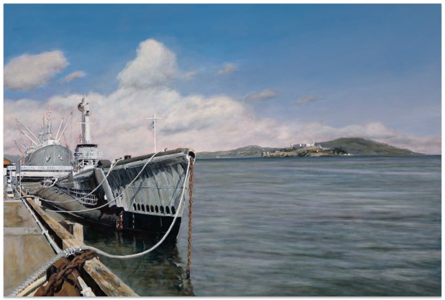 Suong Yangchareon San Francisco Bay, 2008 acrylic on canvas 30 x 45 in.