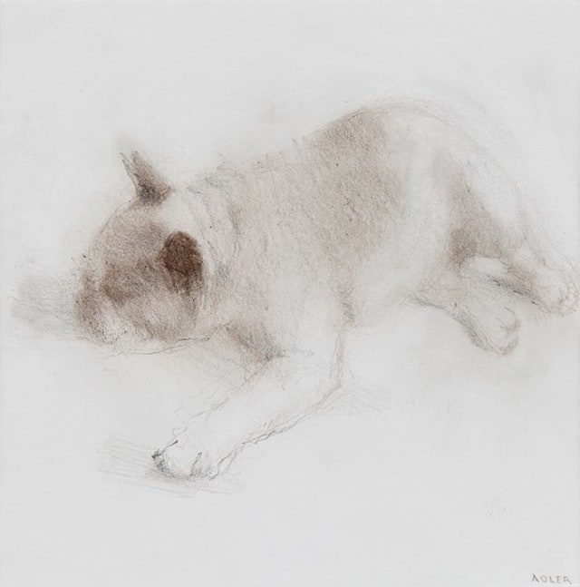 Laura Adler Untitled #121, 2018 pencil on paper ​​​​​​​6 x 6 in.