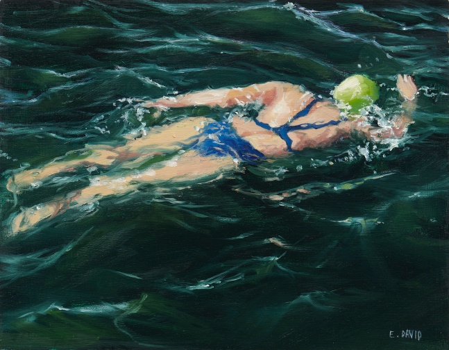 Eileen David Freestyle, 2019 oil on panel 11 x 14 in.