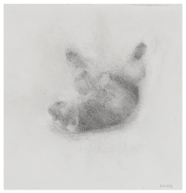 Laura Adler Untitled #118, 2018 graphite on paper 6 x 6 in.