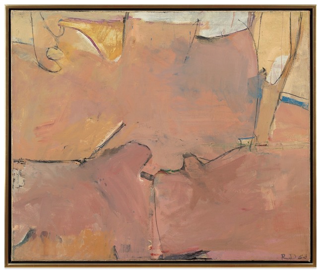 Richard Diebenkorn Berkeley #9, 1953 oil on canvas mounted on canvas with paper interleaf 32 5/8 x 38 7/8 in.