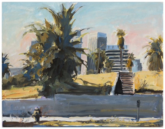 Suong Yangchareon Closed Promenade, 2023 watercolor and gouache on paper 11 x 14 in.