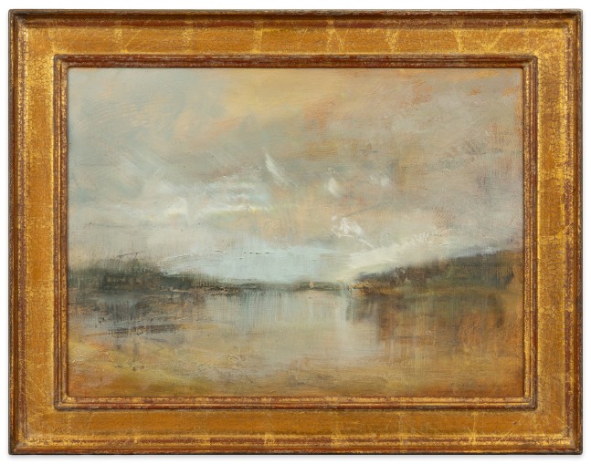 Pam Sheehan Light on the River, 2014 oil on Masonite 18 3/16 x 23 7/16 in. [frame]