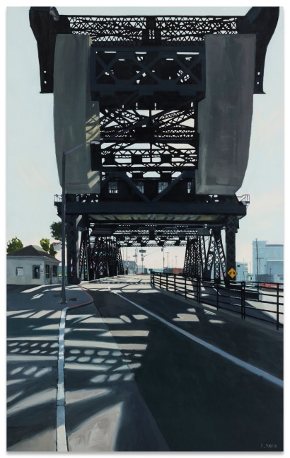 Eileen David Early Morning / 3rd Street, 2021  oil on canvas ​​​​​​​47 3/4 x 29 13/16 in.