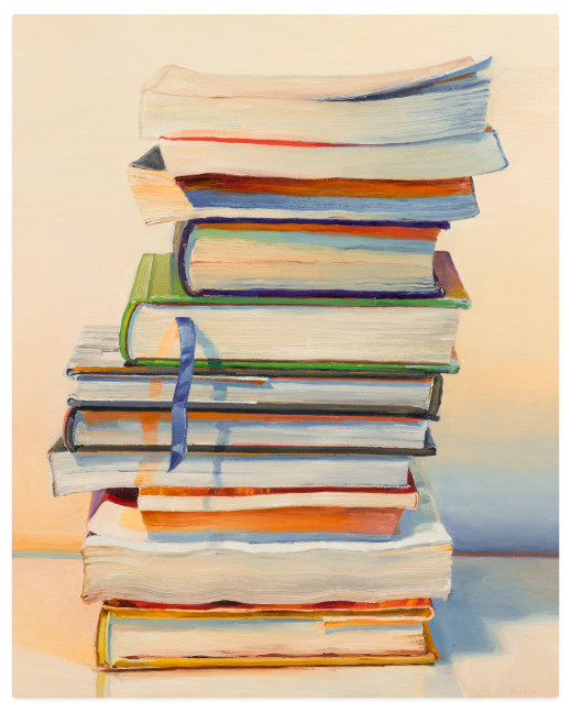 Ray Kleinlein Stack of Books, 2024 oil on canvas 30 1/4 x 24 1/4 in.