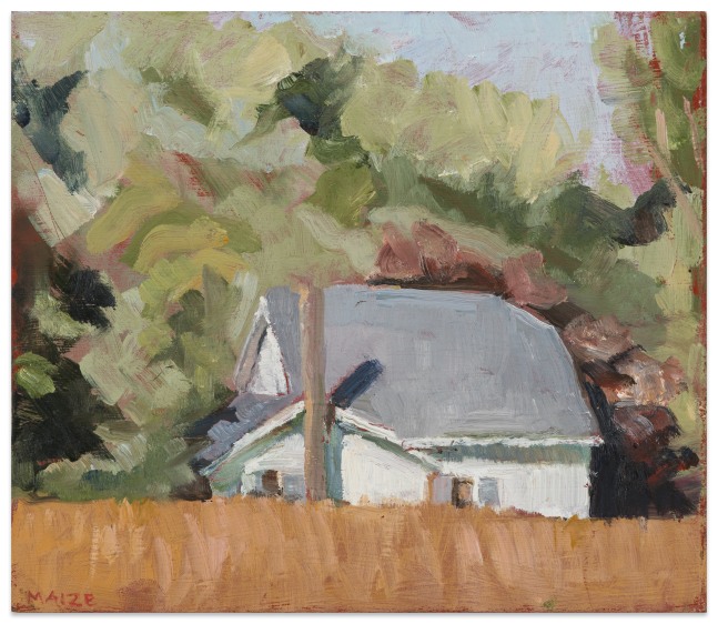 Catherine Maize &quot;Untitled (Landscape),&quot; 2023 oil on panel 6 x 7 in.
