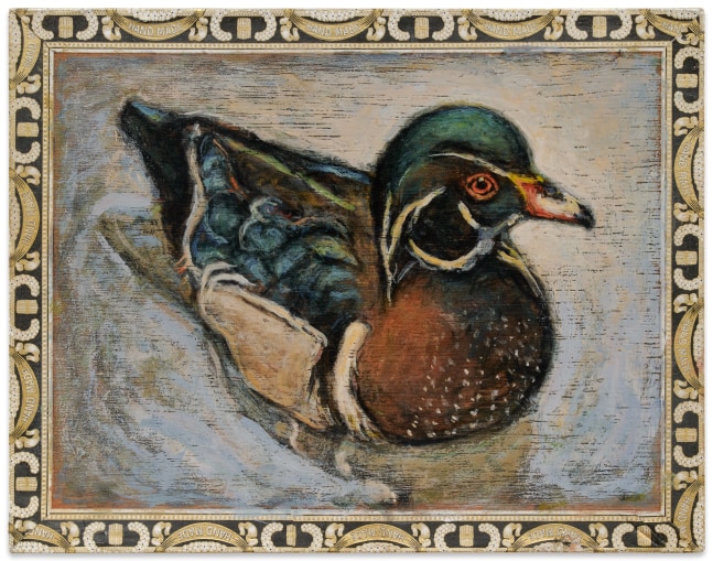 Ed Musante Wood Duck / Hand Made, 2016 mixed media on cigar box 7 7/16 x 9 3/8 x 2 1/8 in.