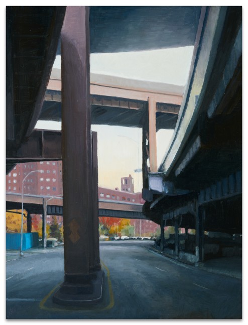 Jeff Bellerose Opening, 2016 oil on board 16 1/8 x 12 1/8 in.
