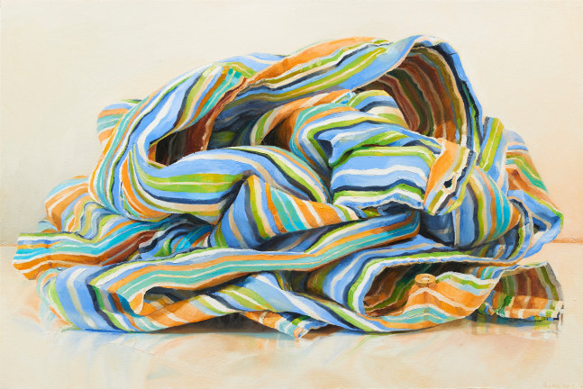 Ray Kleinlein Tropical Stripes, 2015 oil on canvas 24 x 36 in.