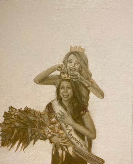 Tom Birkner Miss America II, 2022 oil on canvas 12 x 16 in.