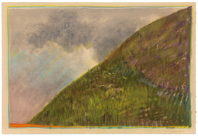 Dennis Leon Boundary #7, 1983 color pastel on paper 30 1/2 x 44 1/2 in.