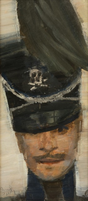 David Fertig Lt. Fredrich von Trott, n.d. oil on panel 16 x 7 in.