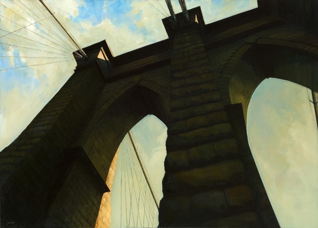 Jeff Bellerose Tower, 2013 oil on canvas 30 x 42 in.
