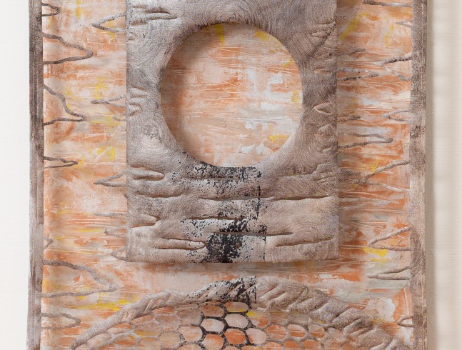 Aaron Chung
Distill, 2021
acrylic on cut canvas on mesh with custom brackets
72 x 42 x 8 in.