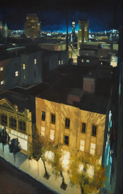 Jeff Bellerose Glow, 2014 oil on canvas 24 x 16 in.