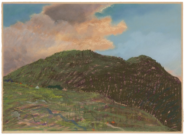Dennis Leon Light Shift, 1980 color pastel on paper 30 x 41 1/2 in. (sheet)