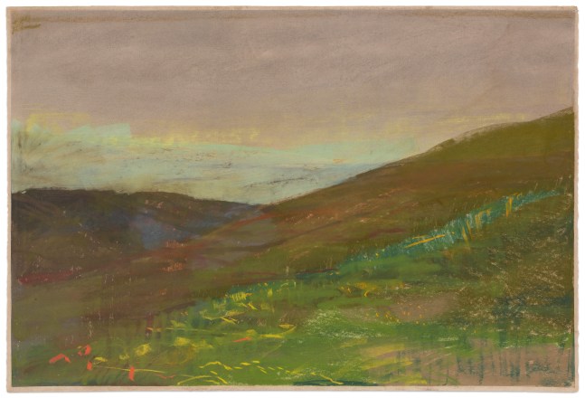 Dennis Leon Clouds and Shadows, 1979 color pastel on paper 30 1/4 x 44 3/4 in.