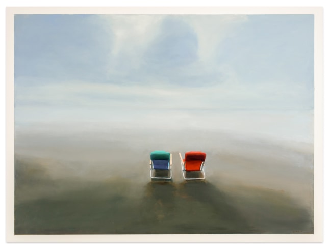 Stephen Coyle Into the Mist, 2022 alkyd on panel 36 x 48 in.