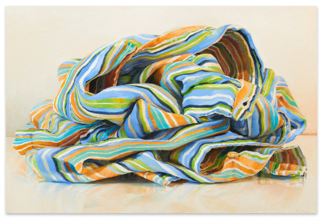 Ray Kleinlein Tropical Stripes, 2015 oil on canvas 24 x 36 in.