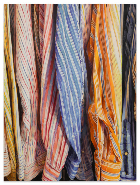 Ray Kleinlein Stripes, 2022 oil on canvas ​​​​​​​56 x 42 in.