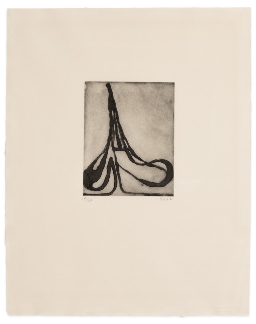 Richard Diebenkorn Eiffelspade, 1982 sugar lift aquatint with flat bite etching, ed. 35/50 8 3/4 x 7 in. [image]; 23 1/2 x 18 1/2 in. [sheet]