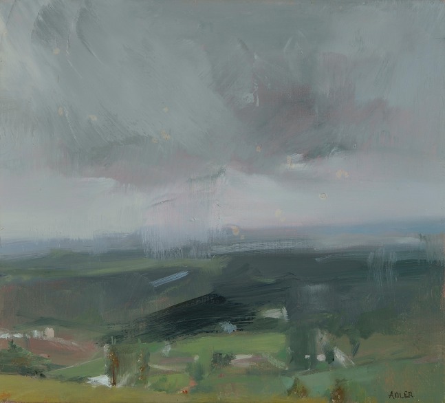 Laura Adler Vermont Rainstorm, 2012 oil on linen 8 x 10 in.