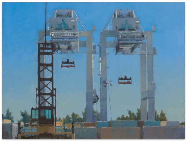 Jeff Bellerose Couple, 2017 oil on panel 15 x 20 in.