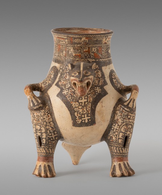 Nicoya Culture, Costa Rica shaman effigy tripod Vessel, n.d. porcelain ​​​​​​​13 3/4 x 11 x 11 3/4 in.