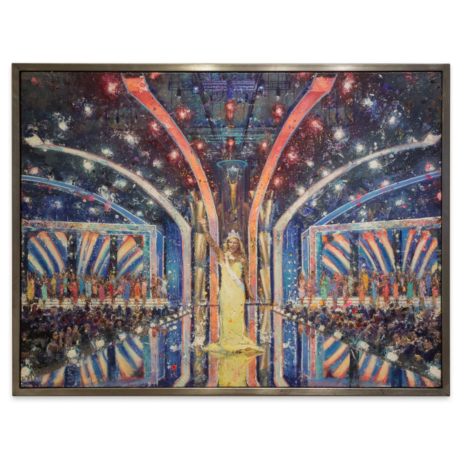 Tom Birkner Miss America, 2022-2023 acrylic on canvas stretched over board 30 x 40 in.