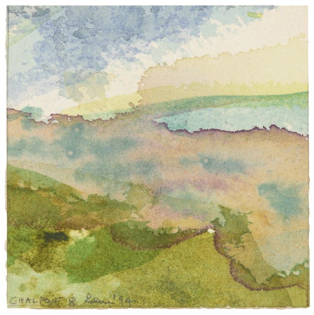 Dennis Leon

Chalfont #8, 1994

watercolor on paper

4 3/16 x 4 1/8 in.&amp;nbsp;