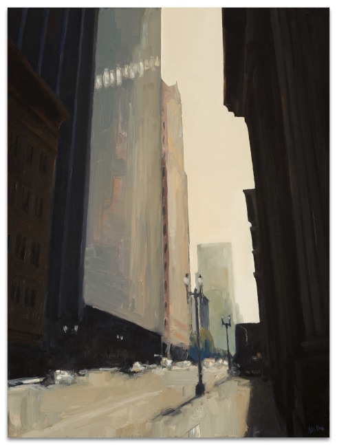 Jeff Bellerose Dark City, 2010 oil on canvas 20 x 15 in.