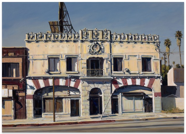 Suong Yangchareon Echo Park Facade, 2015 acrylic on canvas 20 x 28 in.