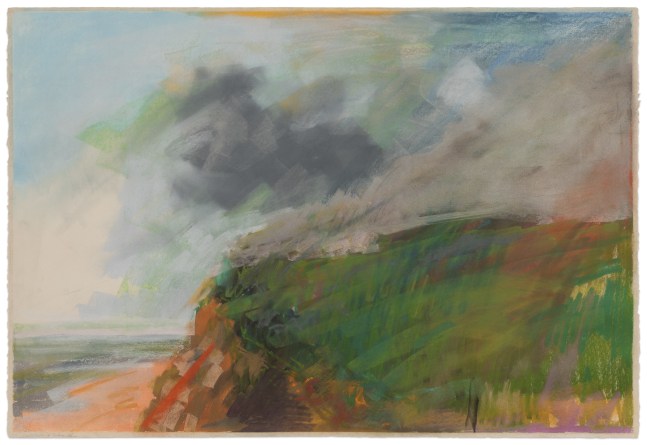 Dennis Leon Shore Suite #5, 1985 color pastel on paper 30 1/4 x 44 1/2 in.