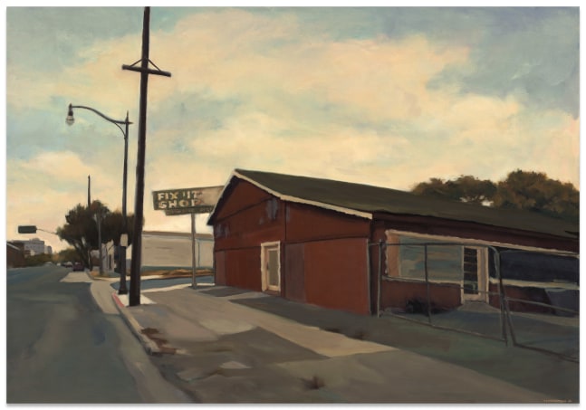 Suong Yangchareon Trading Post, 1994 oil on canvas 32 x 46 in.