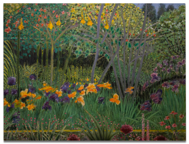 Arthur Okamura Garden Patterns II, 2008 oil on canvas ​​​​​​​30 x 40 in.