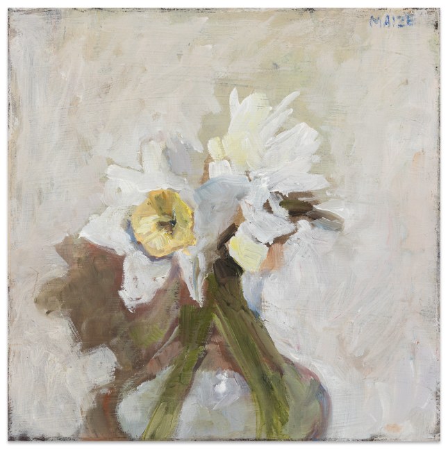 Catherine Maize Jonquils, 2023 oil on panel 5 x 5 in.