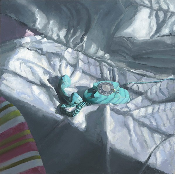 Stephen Coyle Disconnect, 2014 alkyd on panel 30 x 30 in.